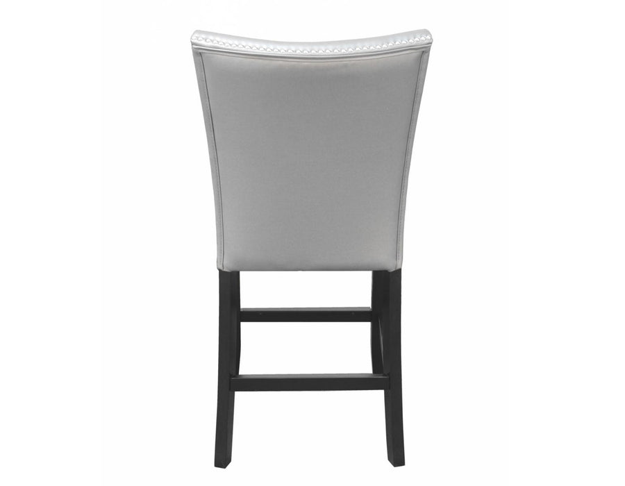 Steve Silver Camila Silver Counter Chair in Silver (Set of 2) - Furniture Max (Falls Church,VA) *