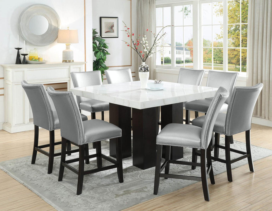 Steve Silver Camila Silver Counter Chair in Silver (Set of 2) - Furniture Max (Falls Church,VA) *