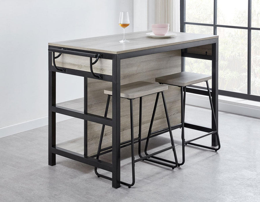 Steve Silver Carson Counter Kitchen Table in Weathered Driftwood - Furniture Max (Falls Church,VA) *