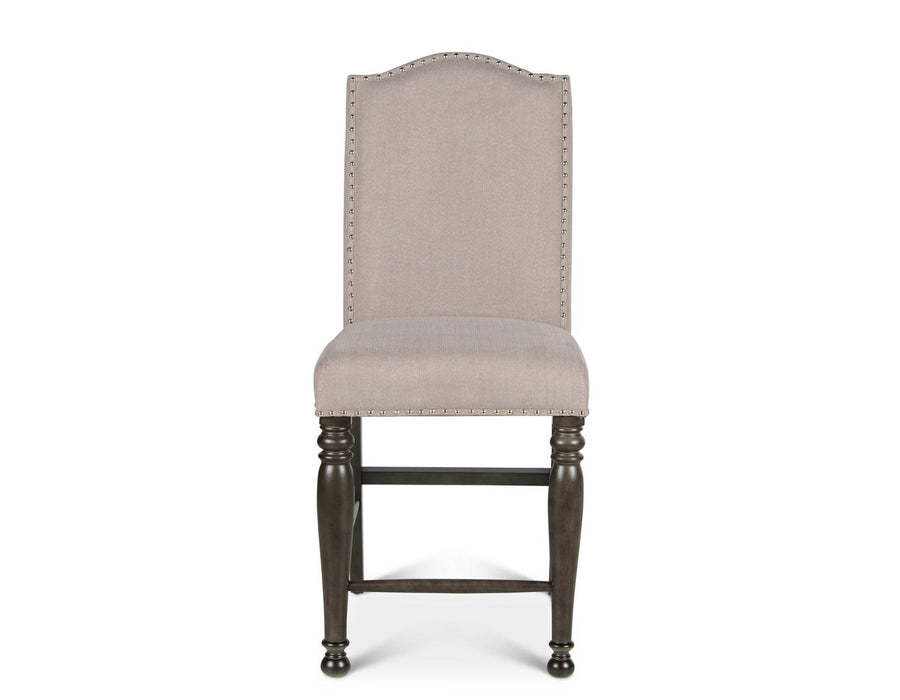 Steve Silver Caswell Counter Chair in Harbor Grey (Set of 2) - Furniture Max (Falls Church,VA) *