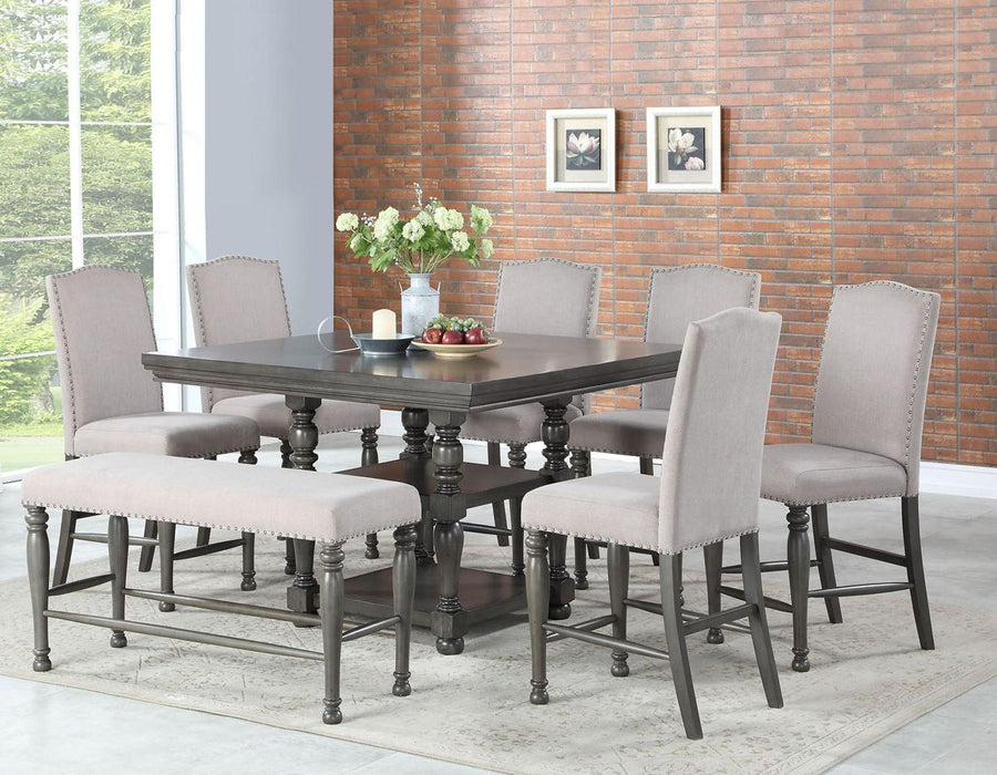 Steve Silver Caswell Counter Table in Harbor Grey - Furniture Max (Falls Church,VA) *