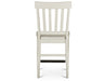 Steve Silver Cayla Counter Chair in Antique White (Set of 2) - Furniture Max (Falls Church,VA) *