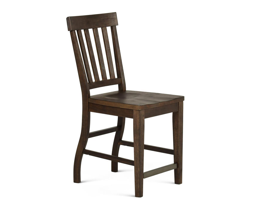 Steve Silver Cayla Counter Chair in Dark Oak (Set of 2) - Furniture Max (Falls Church,VA) *