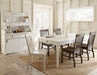 Steve Silver Cayla Dining Table in White - Furniture Max (Falls Church,VA) *