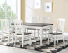 Steve Silver Caylie Side Chair in Two-tone Ivory and Driftwood (Set of 2) - Furniture Max (Falls Church,VA) *