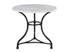 Steve Silver Claire Round White Marble Top Dining Table in White - Furniture Max (Falls Church,VA) *