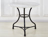 Steve Silver Claire Round White Marble Top Dining Table in White - Furniture Max (Falls Church,VA) *