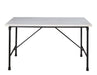 Steve Silver Claire White Marble Top Dining Table in White - Furniture Max (Falls Church,VA) *