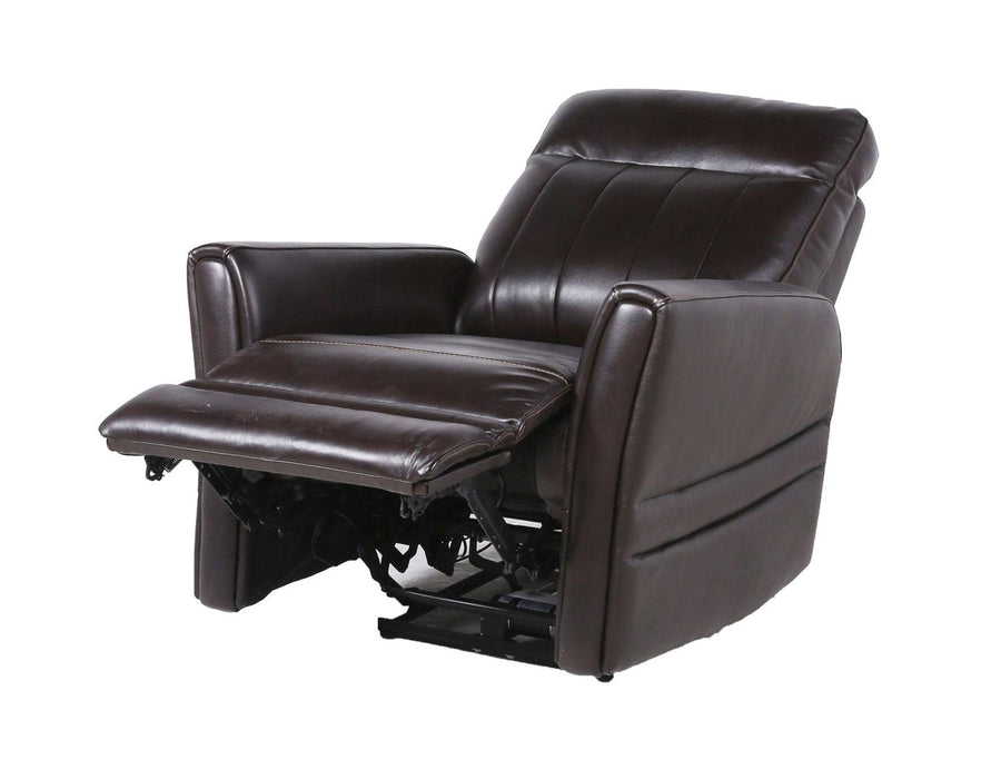 Steve Silver Coachella Leather Dual Power Recliner in Brown - Furniture Max (Falls Church,VA) *