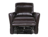 Steve Silver Coachella Leather Dual Power Recliner in Brown - Furniture Max (Falls Church,VA) *