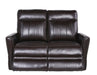 Steve Silver Coachella Leather Dual Power Reclining Loveseat in Brown - Furniture Max (Falls Church,VA) *