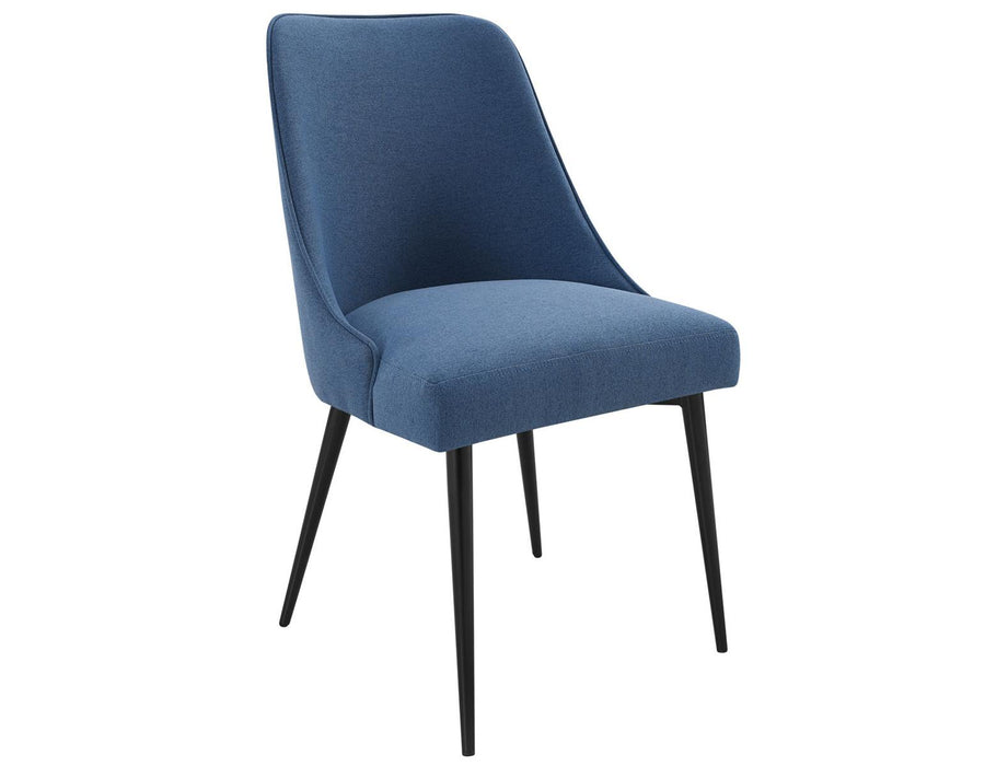 Steve Silver Colfax Side Chair in Navy (Set of 2) - Furniture Max (Falls Church,VA) *