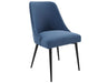 Steve Silver Colfax Side Chair in Navy (Set of 2) - Furniture Max (Falls Church,VA) *