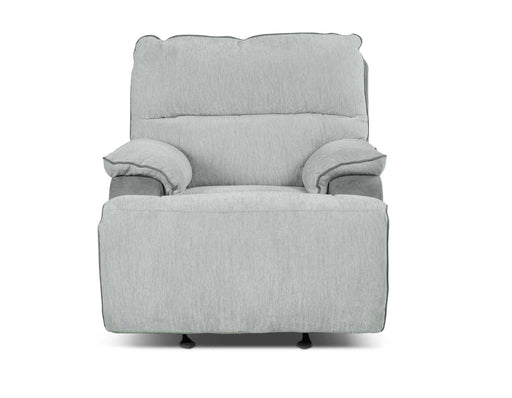 Steve Silver Cyprus Manual Glider Recliner in Two-Tone Cloud - Furniture Max (Falls Church,VA) *