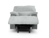 Steve Silver Cyprus Manual Glider Recliner in Two-Tone Cloud - Furniture Max (Falls Church,VA) *