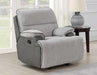 Steve Silver Cyprus Manual Glider Recliner in Two-Tone Cloud - Furniture Max (Falls Church,VA) *