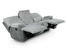 Steve Silver Cyprus Manual Reclining Sofa in Two-Tone Cloud - Furniture Max (Falls Church,VA) *
