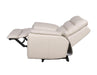 Steve Silver Duval Leather Dual Power Recliner in Impressive Ivory - Furniture Max (Falls Church,VA) *