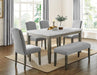 Steve Silver Emily Backless Bench in Mossy Grey - Furniture Max (Falls Church,VA) *