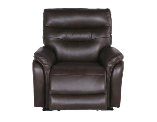 Steve Silver Fortuna Leather Dual Power Recliner in Coffee - Furniture Max (Falls Church,VA) *