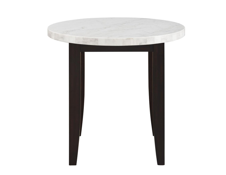 Steve Silver Francis Marble Top Counter Table in Cordovan Dark Cherry - Furniture Max (Falls Church,VA) *