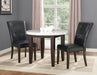 Steve Silver Francis Marble Top Counter Table in Cordovan Dark Cherry - Furniture Max (Falls Church,VA) *