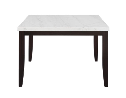 Steve Silver Francis Square Marble Top Counter Table in Cordovan Dark Cherry - Furniture Max (Falls Church,VA) *