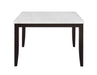 Steve Silver Francis Square Marble Top Counter Table in Cordovan Dark Cherry - Furniture Max (Falls Church,VA) *