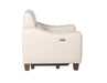 Steve Silver Giorno Dual Power Leather Recliner in Ivory - Furniture Max (Falls Church,VA) *