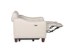 Steve Silver Giorno Dual Power Leather Recliner in Ivory - Furniture Max (Falls Church,VA) *
