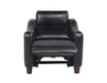 Steve Silver Giorno Dual Power Leather Recliner in Midnight - Furniture Max (Falls Church,VA) *