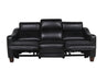 Steve Silver Giorno Dual Power Leather Sofa in Midnight - Furniture Max (Falls Church,VA) *