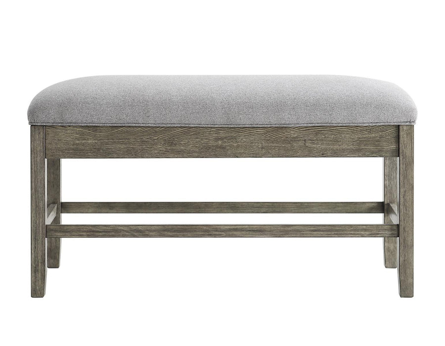 Steve Silver Grayson Storage Counter Bench in Driftwood - Furniture Max (Falls Church,VA) *