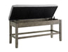 Steve Silver Grayson Storage Counter Bench in Driftwood - Furniture Max (Falls Church,VA) *