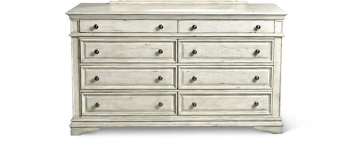 Steve Silver Highland Park 8 Drawer Dresser in Cathedral White - Furniture Max (Falls Church,VA) *
