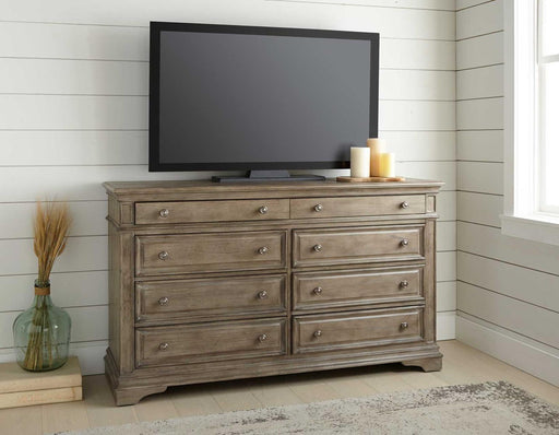 Steve Silver Highland Park 8 Drawer Dresser in Waxed Driftwood - Furniture Max (Falls Church,VA) *