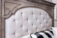 Steve Silver Highland Park King Panel Bed in Waxed Driftwood - Furniture Max (Falls Church,VA) *