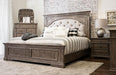 Steve Silver Highland Park Queen Panel Bed in Waxed Driftwood - Furniture Max (Falls Church,VA) *