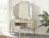 Steve Silver Highland Park Vanity Desk in Cathedral White - Furniture Max (Falls Church,VA) *