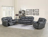 Steve Silver Isabella Manual Reclining Console Loveseat in Grey - Furniture Max (Falls Church,VA) *