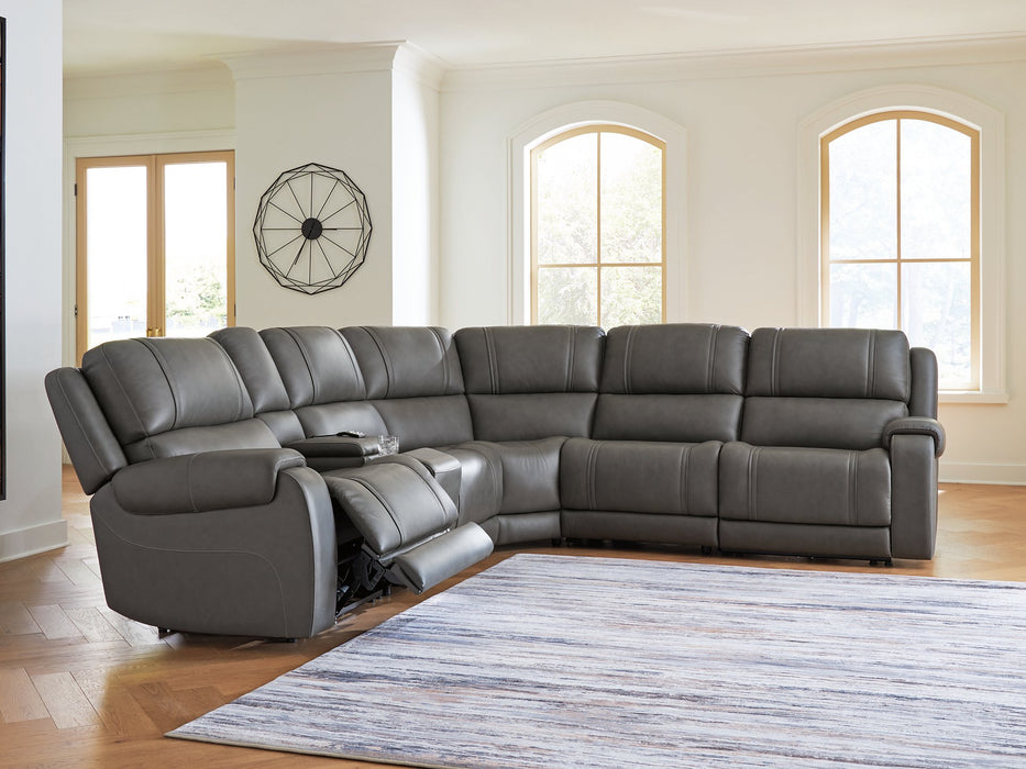 5Z - Pittson Power Reclining Sectional - Furniture Max (Falls Church,VA) *