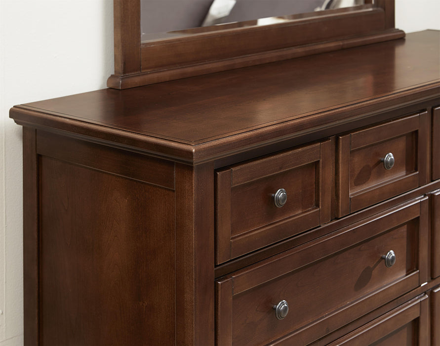Vaughan-Basset Bonanza 8-Drawer Triple Dresser in Cherry - Furniture Max (Falls Church,VA) *