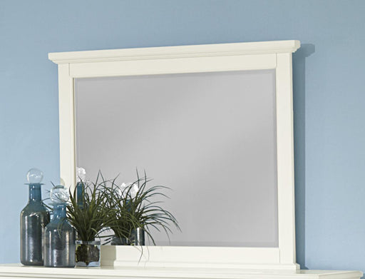 Vaughan-Basset Bonanza Landscape Mirror in White - Furniture Max (Falls Church,VA) *