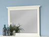 Vaughan-Basset Bonanza Landscape Mirror in White - Furniture Max (Falls Church,VA) *