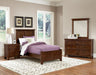 Vaughan-Bassett Bonanza Twin Mansion Bed Bed in Cherry - Furniture Max (Falls Church,VA) *