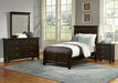 Vaughan-Bassett Bonanza Twin Mansion Bed Bed in Merlot - Furniture Max (Falls Church,VA) *