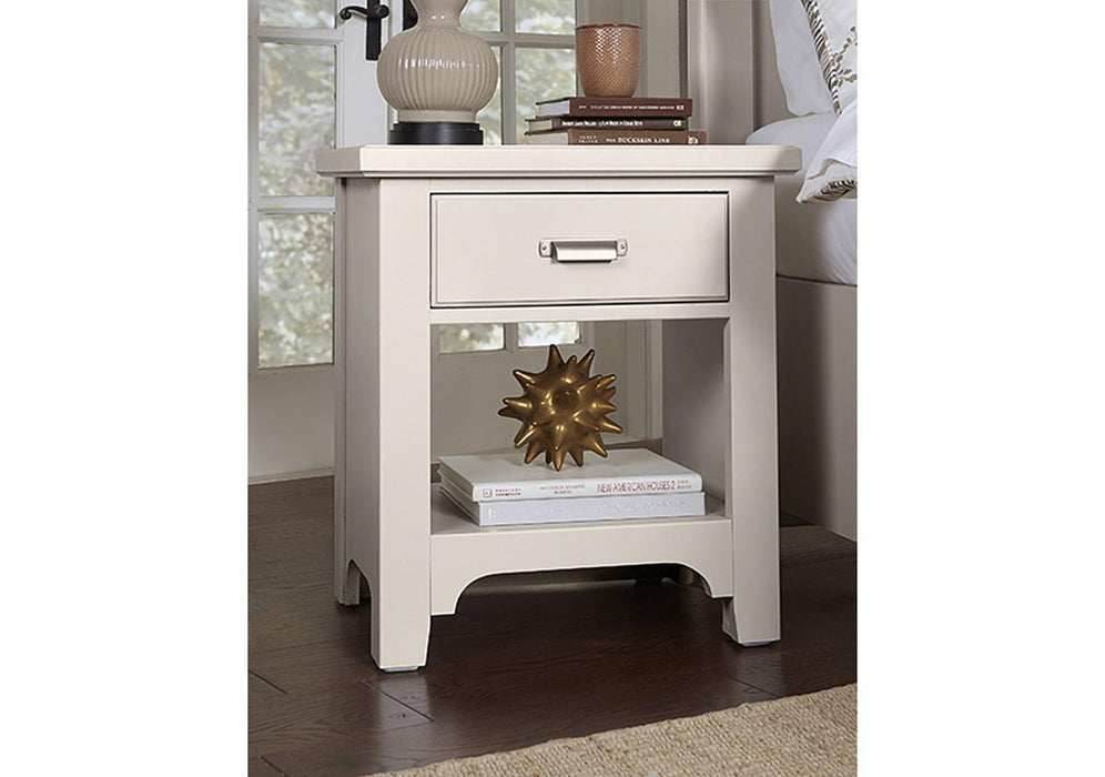 Vaughan-Bassett Bungalow 1 Drawer Nightstand in Lattice - Furniture Max (Falls Church,VA) *