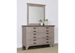 Vaughan-Bassett Bungalow Landscape Mirror in Dover - Furniture Max (Falls Church,VA) *