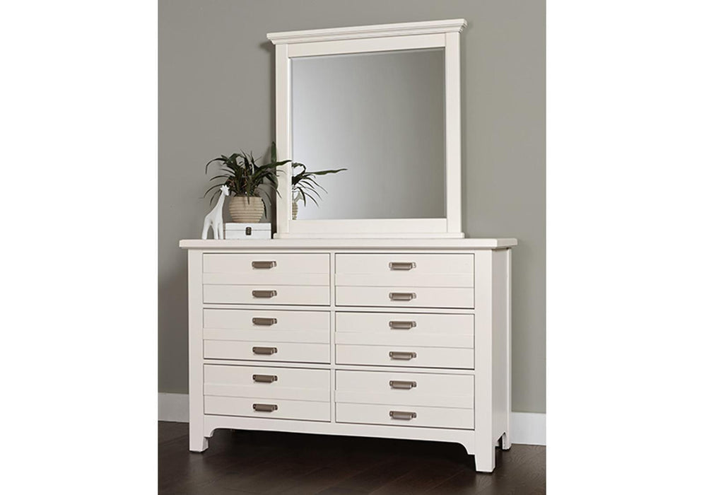 Vaughan-Bassett Bungalow Landscape Mirror in Lattice - Furniture Max (Falls Church,VA) *