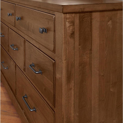 Vaughan-Bassett Cool Rustic 7 Drawer Dresser in Amber - Furniture Max (Falls Church,VA) *